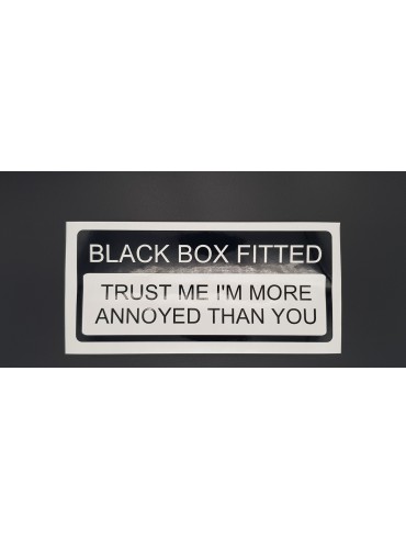 Black Box Sticker Annoyed Black Box Sticker Annoyed